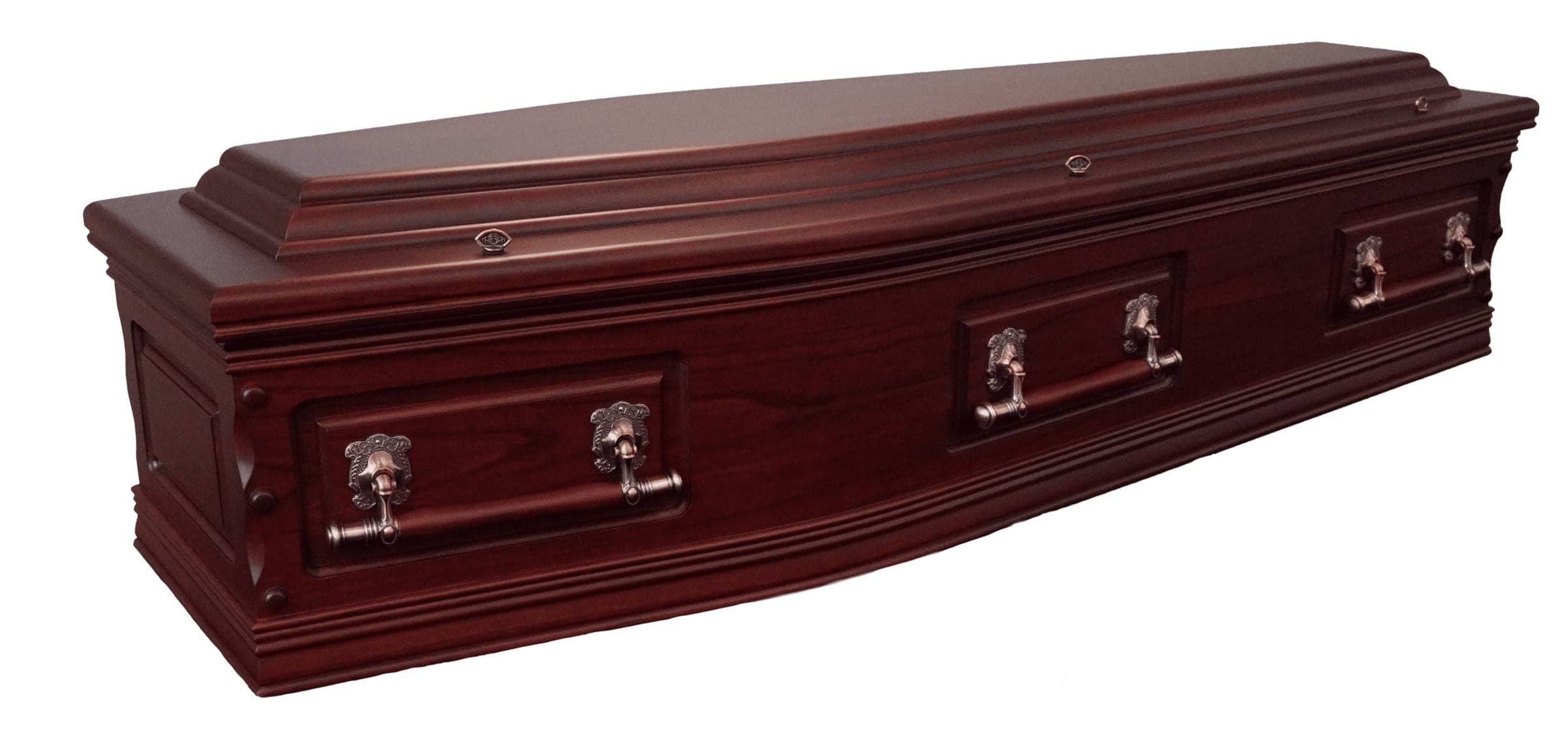 Hunter Satin Finish Coffin by Fry Bros Funerals in Maitland
